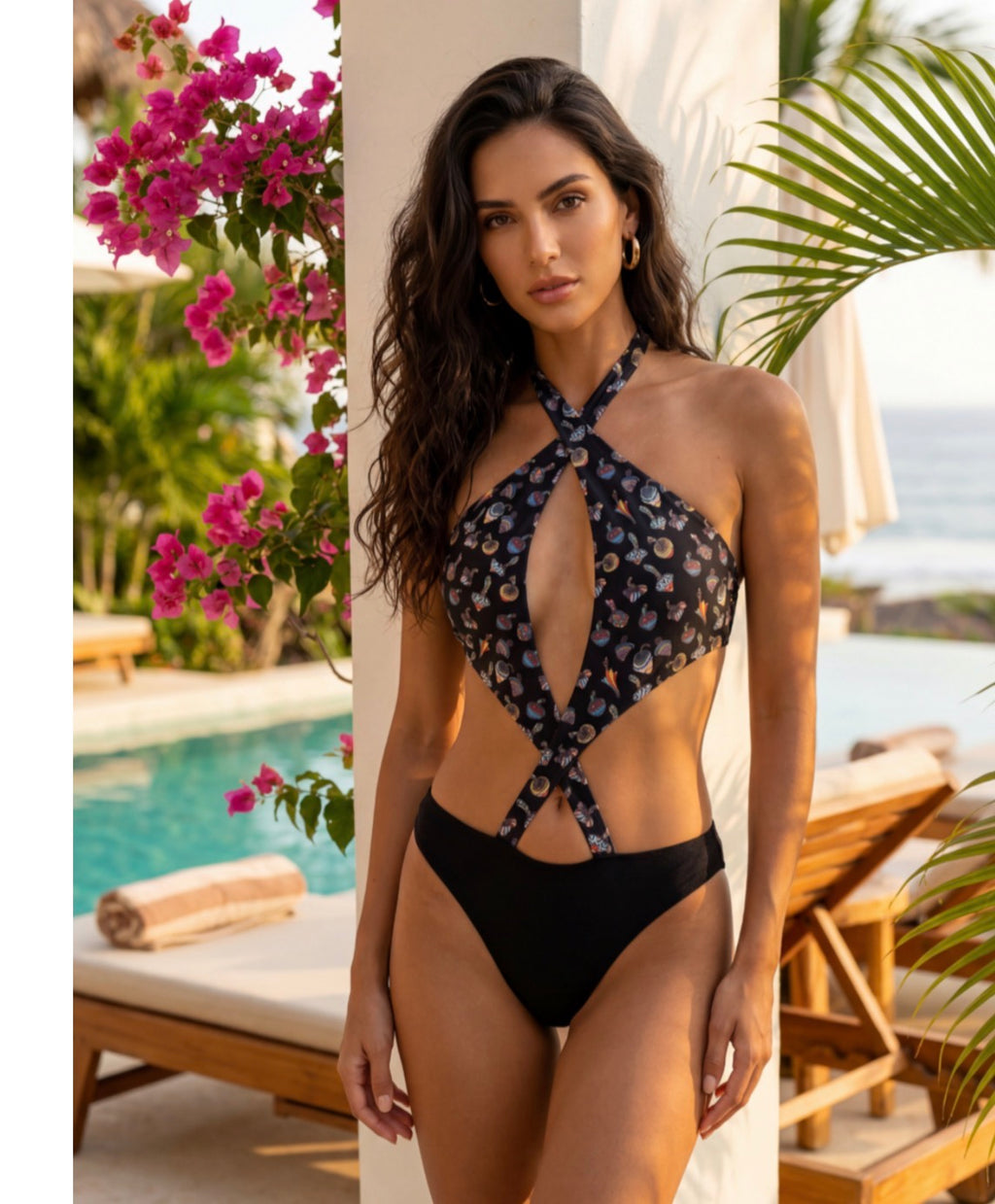 Cosmic mushroom Eclipse Monokini
