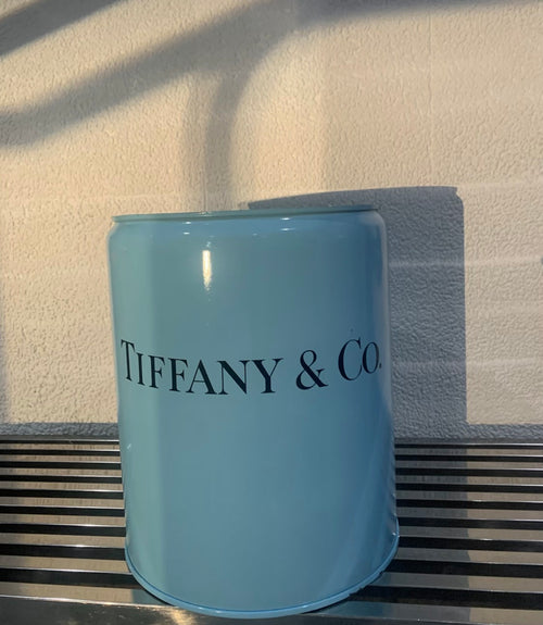 Blue jumbo candle Tiffany & co